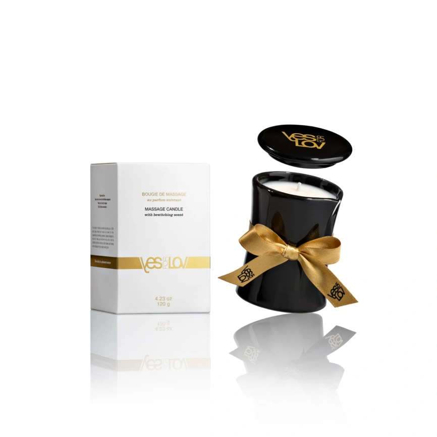 Массажная свеча YESforLOV MASSAGE CANDLE with bewitching scent 120 г фото 1
