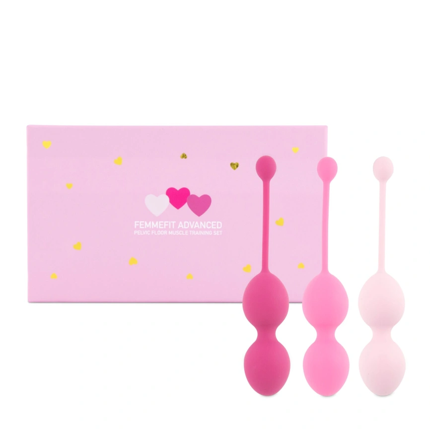 Набор вагинальных шариков для продвинутых FeelzToys - FemmeFit Advanced Pelvic Muscle Training Set фото 1
