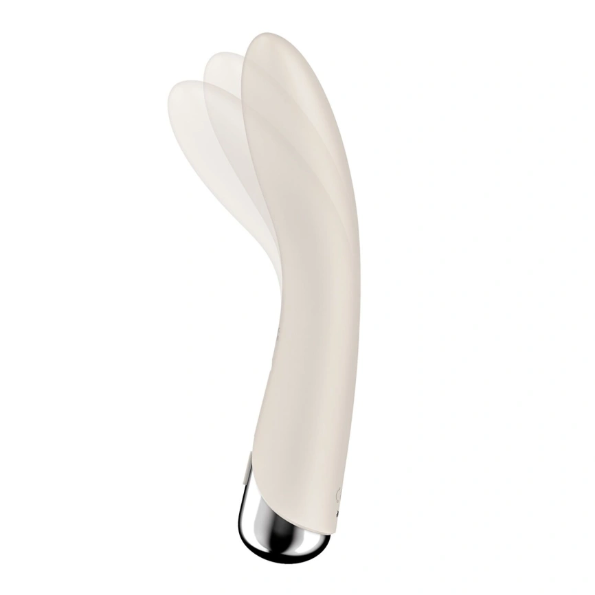 Вибратор точки G с вращением Satisfyer Spinning Vibe 1 Beige, 2 мотора фото 2