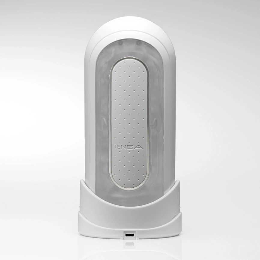 Вибромастурбатор Tenga Flip Zero Electronic Vibration White, изменяемая интенсивность, раскладной фото 6