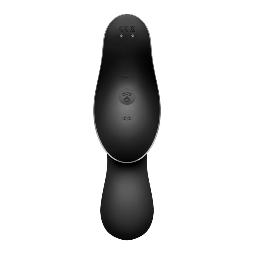 Вакуумний стимулятор з вібрацією Satisfyer Curvy Trinity 2 Black фото 6