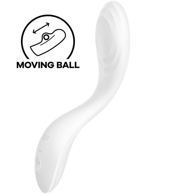Вібратор із перлинною стимуляцією точки G Satisfyer Rrrolling Pleasure White фото 1