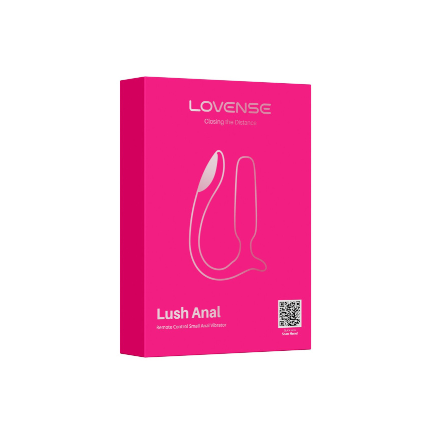 Анальна смарт-вібропробка Lovense Lush Anal, дуже потужна, LED-підсвічування фото 7