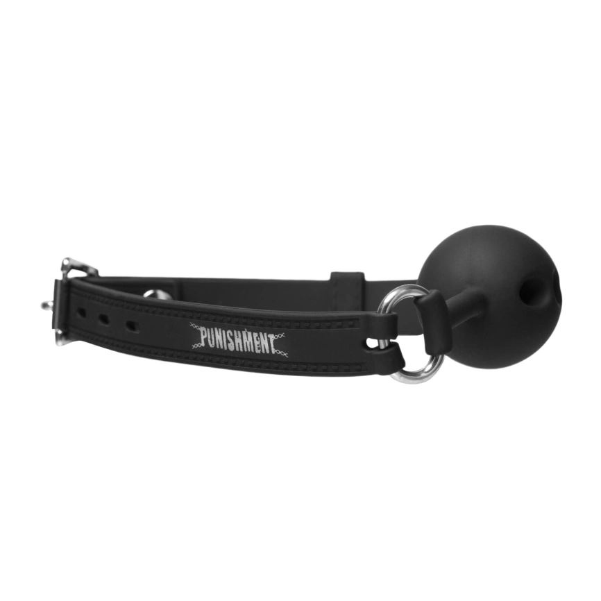 Кляп Punishment - Silicone Ball Gag – Black фото 2