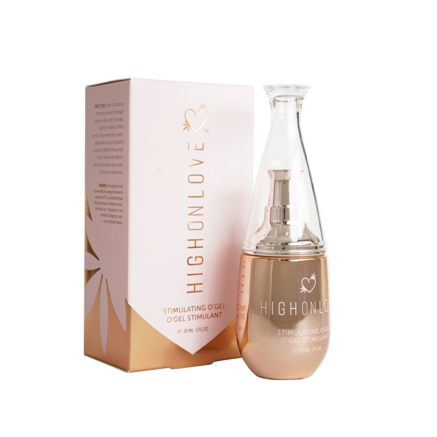Преміум гель-вібратор HighOnLove Stimulating Gel O Gel (30 мл) на водній основі, доглядає за шкірою фото 1