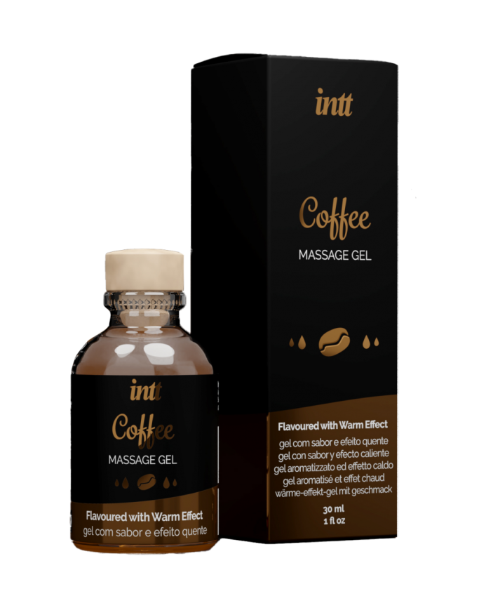 Масажний гель для інтимних зон Intt Coffee (30 мл) розігрівальний фото 1