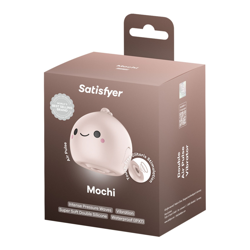 Вакуумний кліторальний стимулятор Satisfyer Mochi Beige фото 5