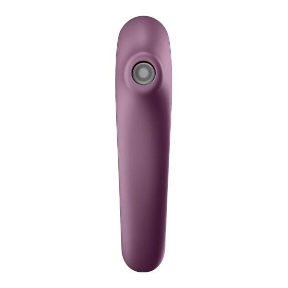 Вакуумный стимулятор с вибрацией Satisfyer Dual Kiss Wine Red фото 2