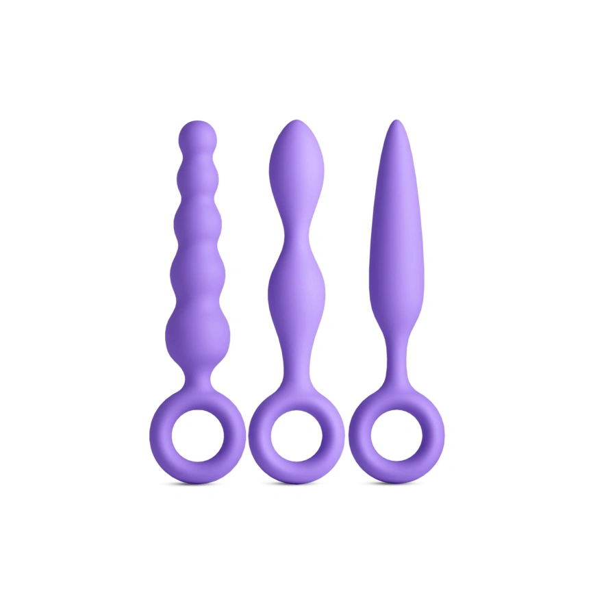 Набор анальных игрушек NS Novelties INYA - Trio Kit - Purple фото 1
