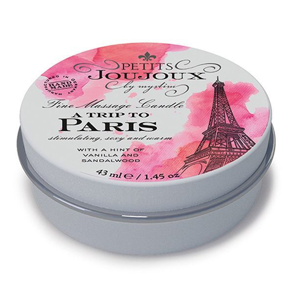 Масажна свічка Petits Joujoux - Paris - Vanilla and Sandalwood (43 мл) з афродизіаками фото 1