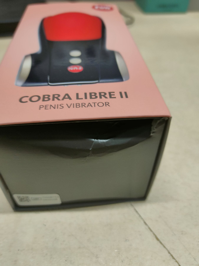 Мастурбатор для головки пеніса Fun Factory COBRA LIBRE II black/red (м'яте паковання!!!) фото 2