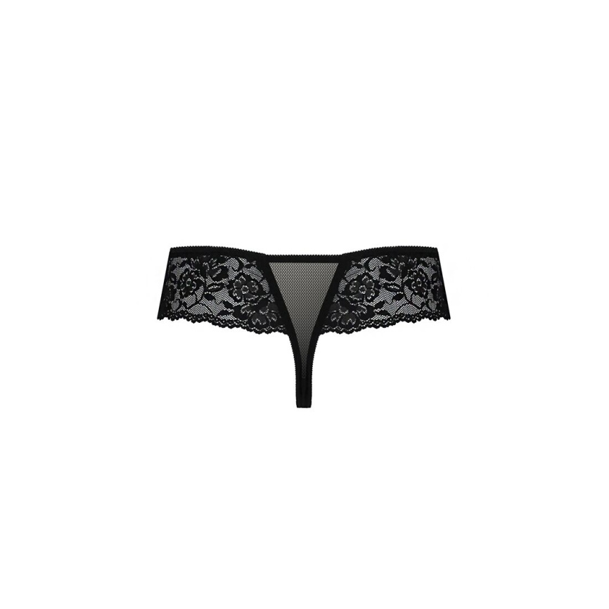 Трусики Passion Exclusive ABLA THONG L/XL, black фото 6