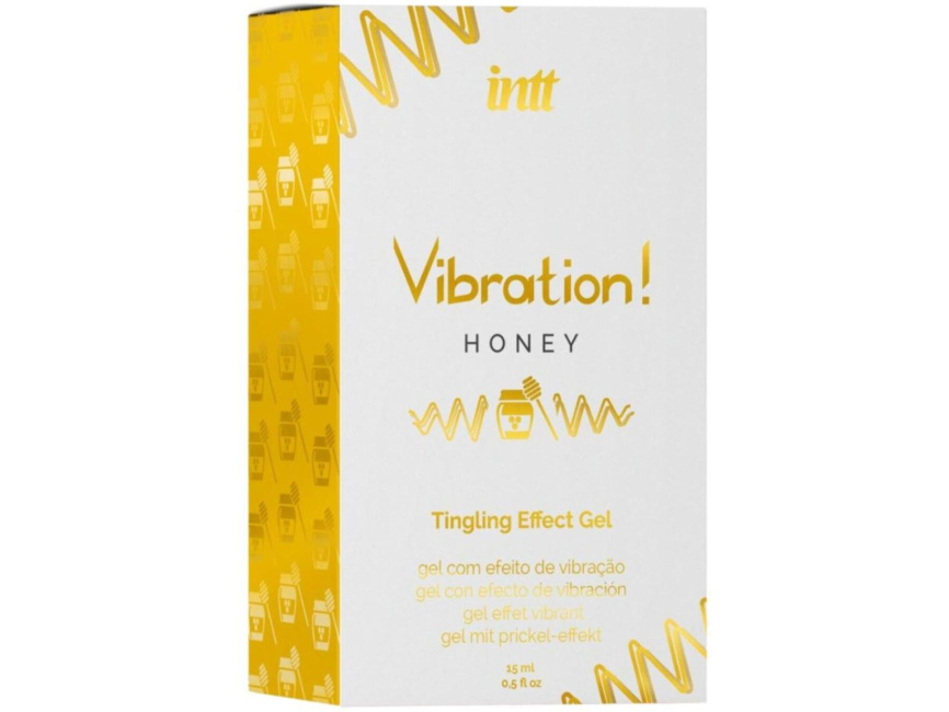 Рідкий вібратор Intt Vibration Honey (15 мл), густий гель, дуже смачний, діє до 30 хвилин фото 3