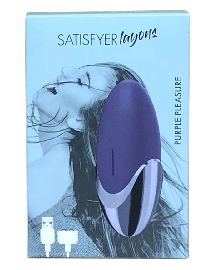 Потужний вібратор Satisfyer Lay-On - Purple Pleasure, водонепроникний, 15 режимів роботи фото 6