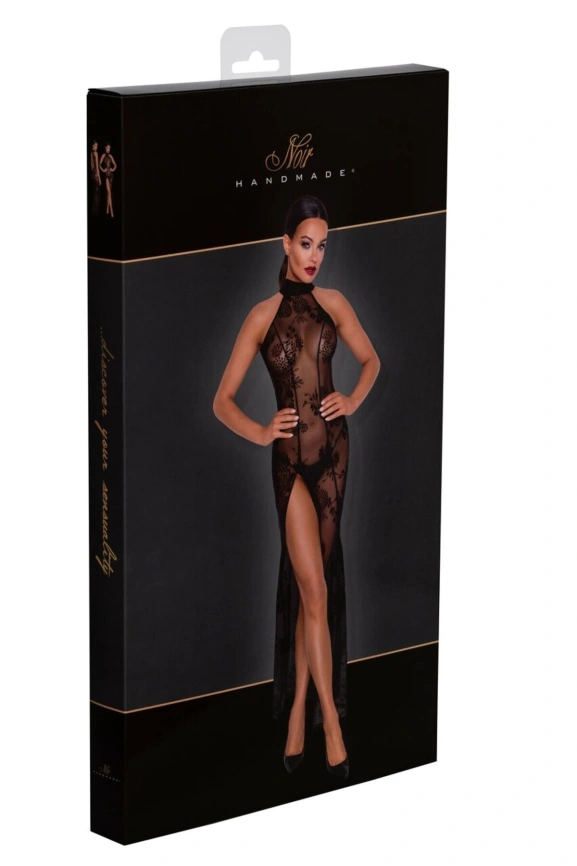 Длинное сетчатое платье Noir Handmade F239 Long tulle dress, 3XL фото 6
