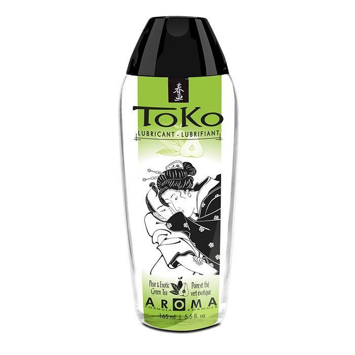 Лубрикант на водній основі Shunga Toko AROMA – Pear & Exotic Green Tea (165 мл), не містить цукру фото 1