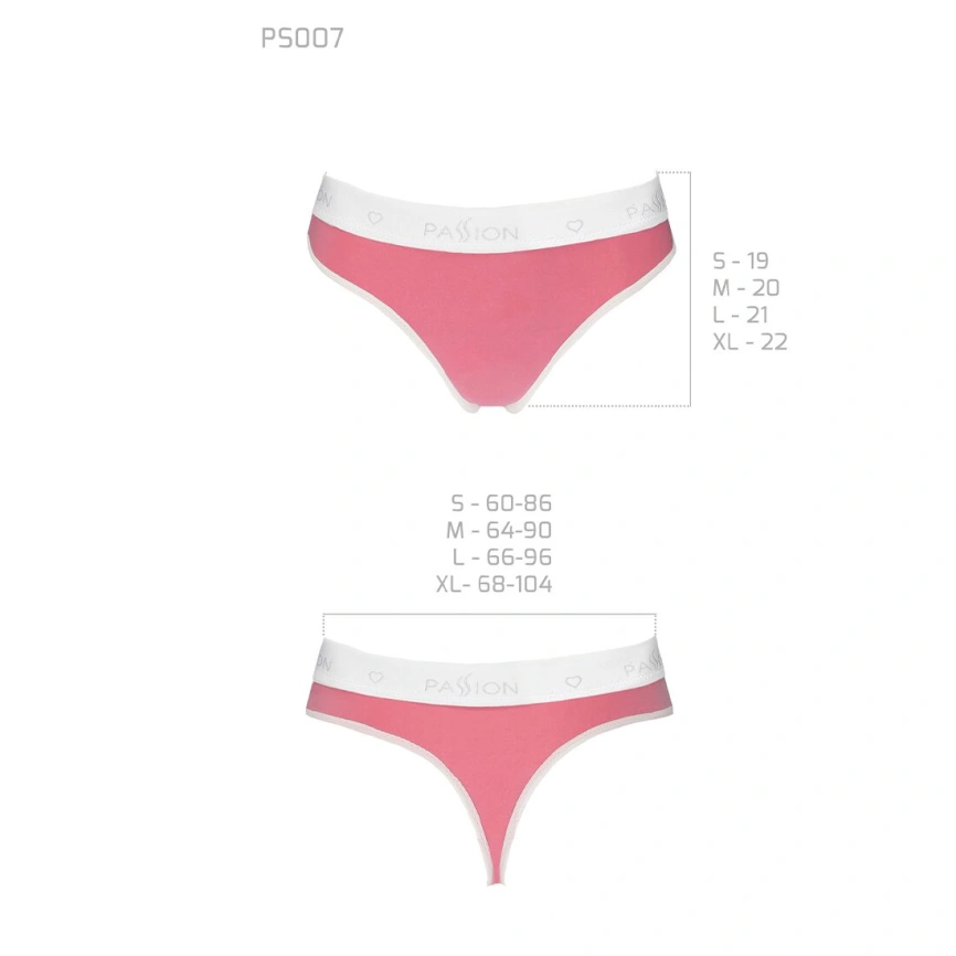 Спортивные трусики-стринги Passion PS007 PANTIES M, pink фото 10