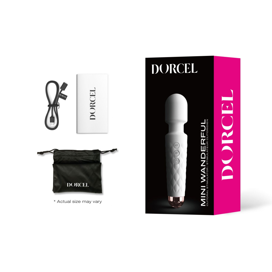 Мінівібромасажер Dorcel Wand Mini Wanderful White фото 5