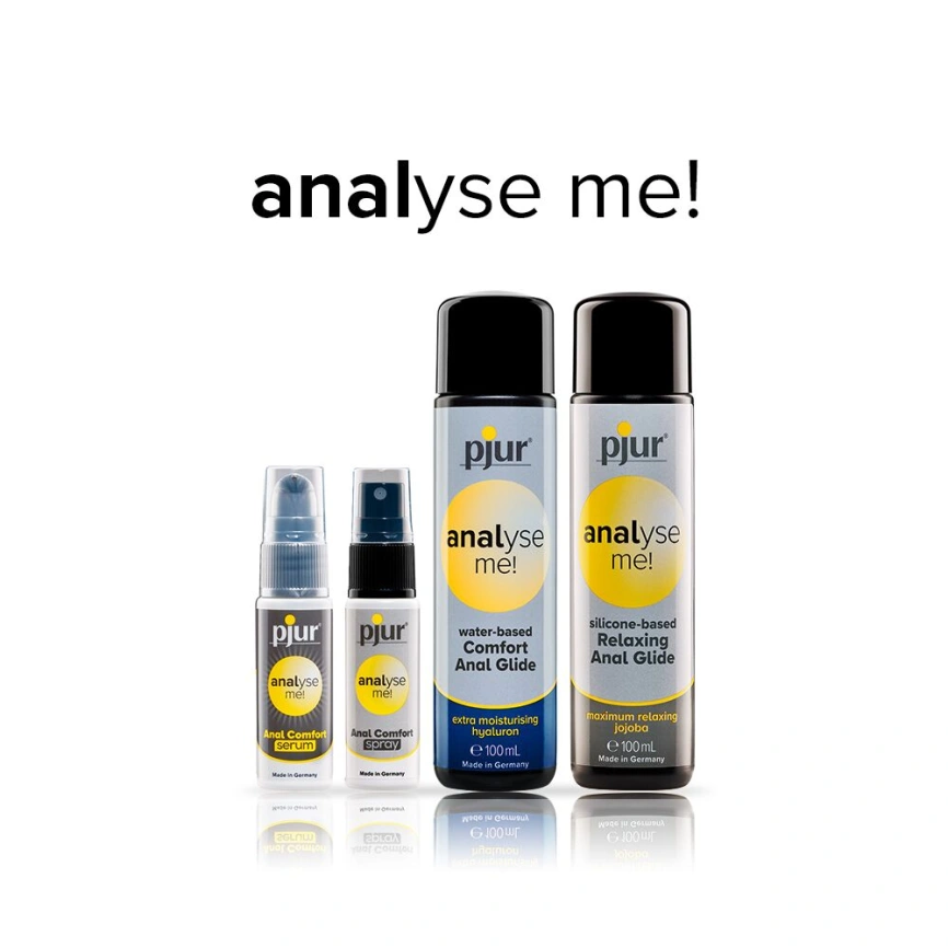 Анальный лубрикант pjur analyse me! Relaxing 250 мл, на силиконовой основе, с маслом жожоба фото 3
