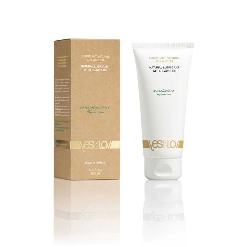 Смазка на водной основе YESforLOV NATURAL LUBRICANT WITH SEAWEEDS 100 мл фото 1