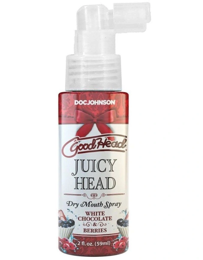 Увлажняющий оральный спрей Doc Johnson GoodHead - Juicy Head - White Chocolate and Berries 59мл фото 1
