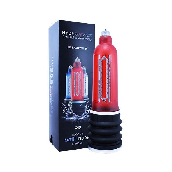 Гидропомпа Bathmate Hydromax 9 Red, для члена длиной от 18 до 23 см, диаметр до 5,5 см фото 2