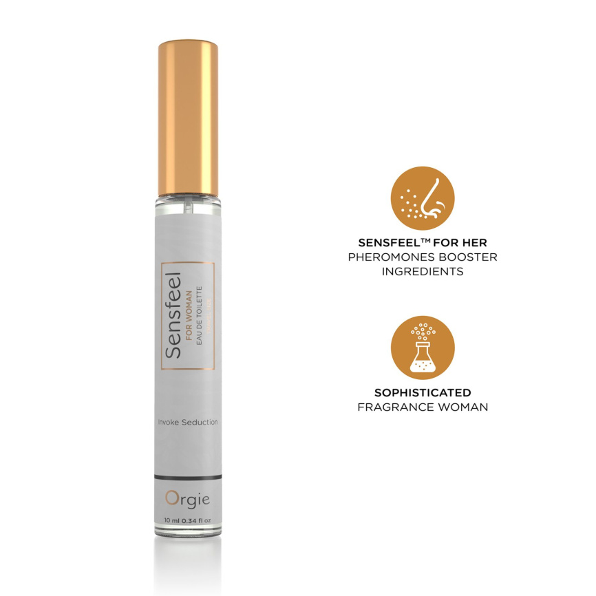 Жіночі парфуми з феромонами Orgie – Sensfeel for Woman Travel Size (10 мл), квітково-фруктовий аромат фото 3