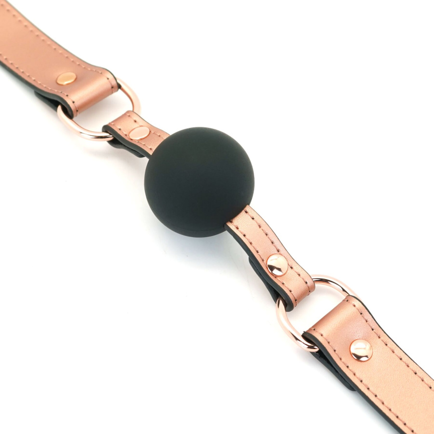 Кляп Liebe Seele Rose Gold Memory Ball Gag фото 6