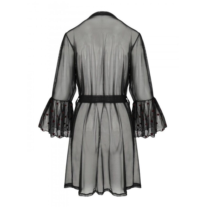 Повітряний пеньюар Passion LOVELIA PEIGNOIR XXL/XXXL, black фото 6