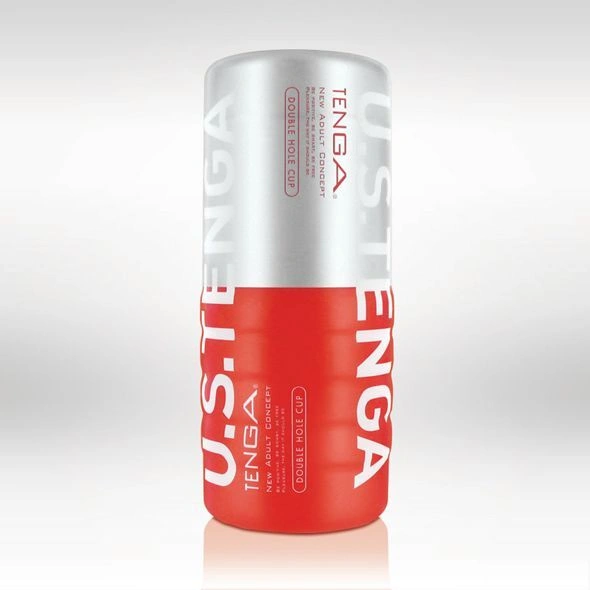 Мастурбатор Tenga US Double Hole Cup (двухсторонний большой) с двумя независимыми каналами фото 2