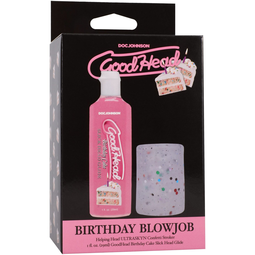 Набір для мінету Doc Johnson GoodHead Birthday Blowjob Kit фото 10