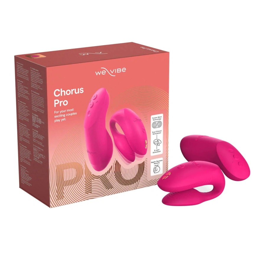 Смарт-вибратор для пар We-Vibe Chorus Pro Electric Pink фото 13