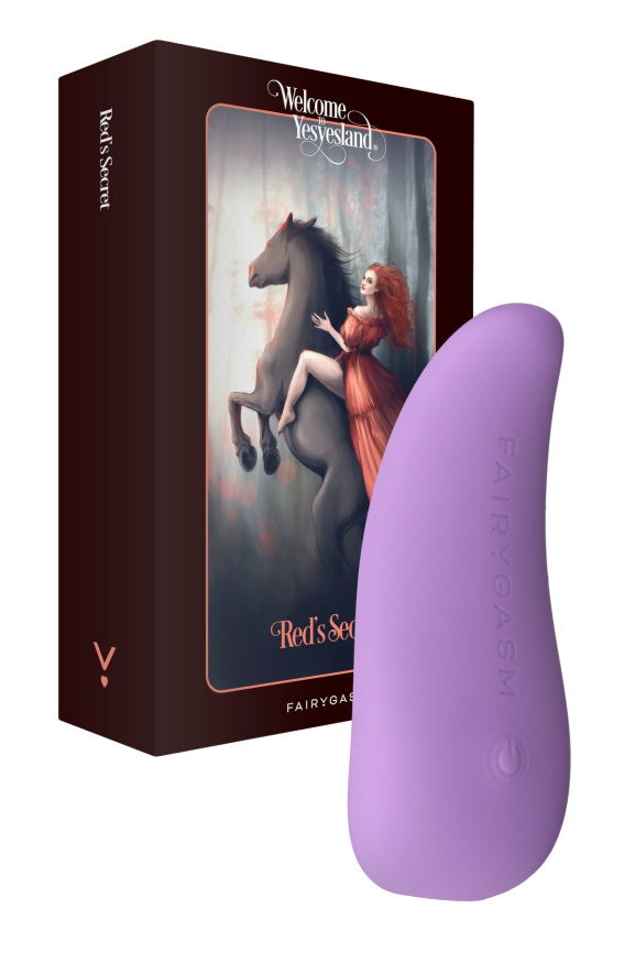Вібратор-язичок FairyGasm ThrillLeaf violet фото 1