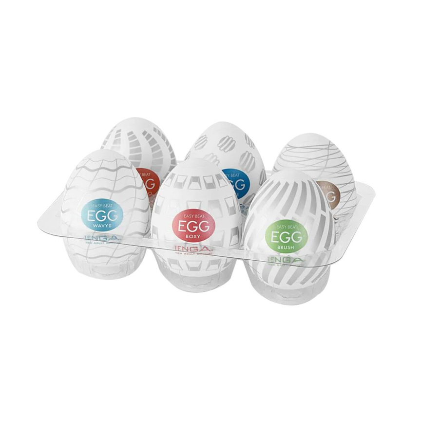 Набір мастурбаторів-яєць Tenga Egg New Standard Pack (6 яєць) фото 1