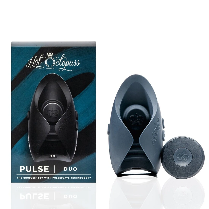 Игрушка для пар Hot Octopuss PULSE DUO, пульсация+вибрация, использование без рук, пульт ДУ фото 8