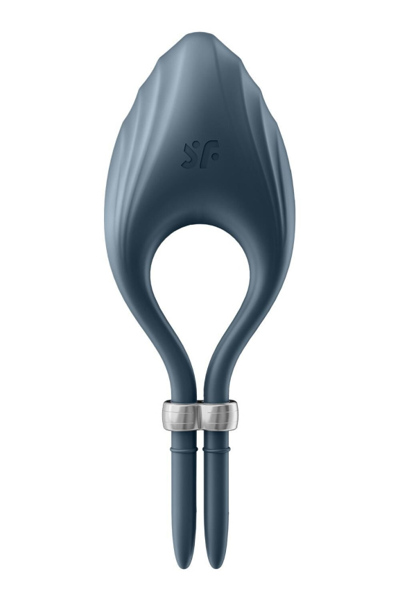 Ерекційне віброкільце-ласо Satisfyer Duelist Dark Blue, 10 режимів, потужний мотор фото 2