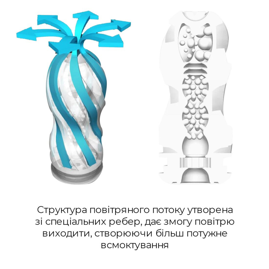 Мастурбатор Tenga Air-Tech Ultra Size, вища аеростимуляція та всмоктувальний ефект фото 3