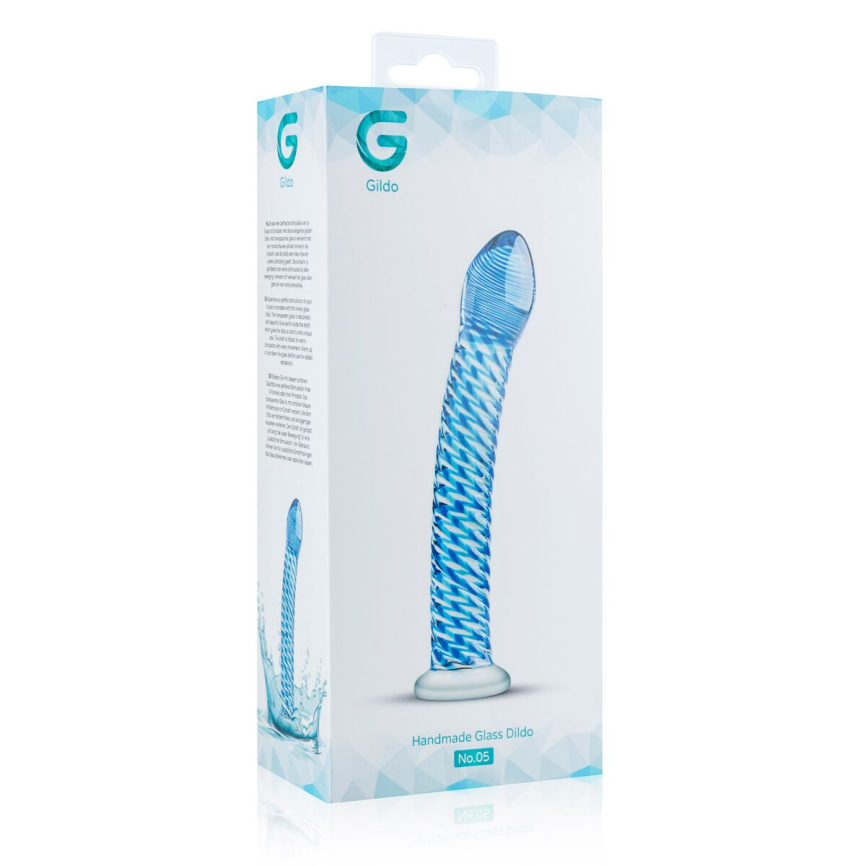 Скляний дилдо Gildo Glass Dildo No. 5 фото 6