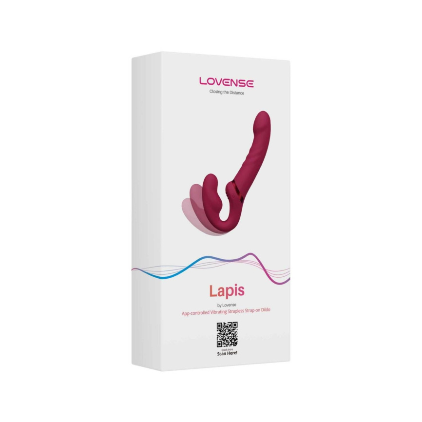 Безремінний смарт-страпон Lovense Lapis vibrating strapless strap-on, 3 мотори фото 9