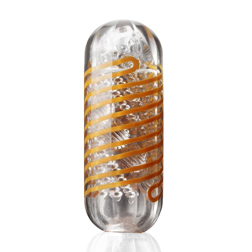 Мастурбатор Tenga Spinner 05 Beads з пружною стимулювальною спіраллю всередині фото 1