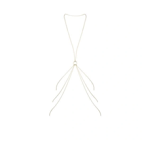 Цепочка для тела Bijoux Indiscrets Magnifique 8 Body Chain - Gold, украшение для тела фото 1