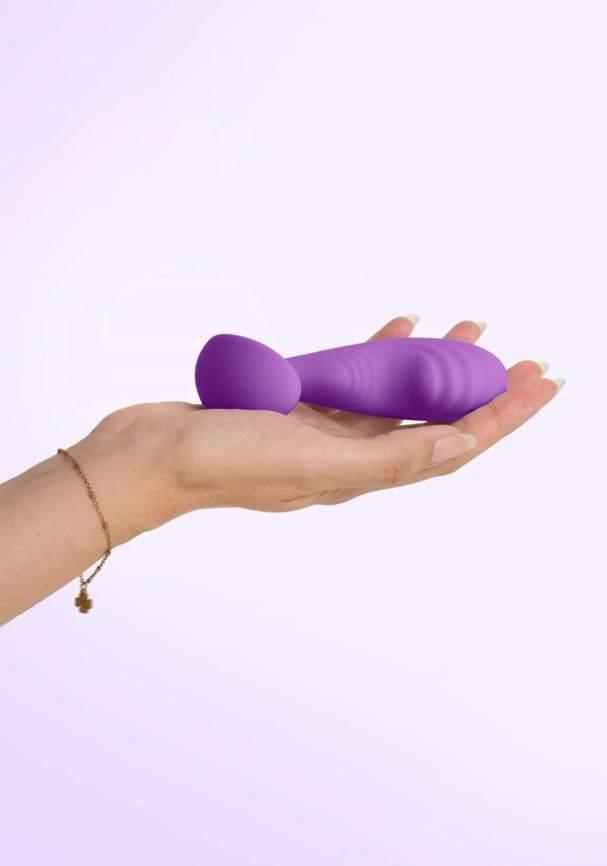 Вібромасажер простати S Pleasures Premium Cozy, Purple, з рельєфною головкою, 10 режимів фото 4