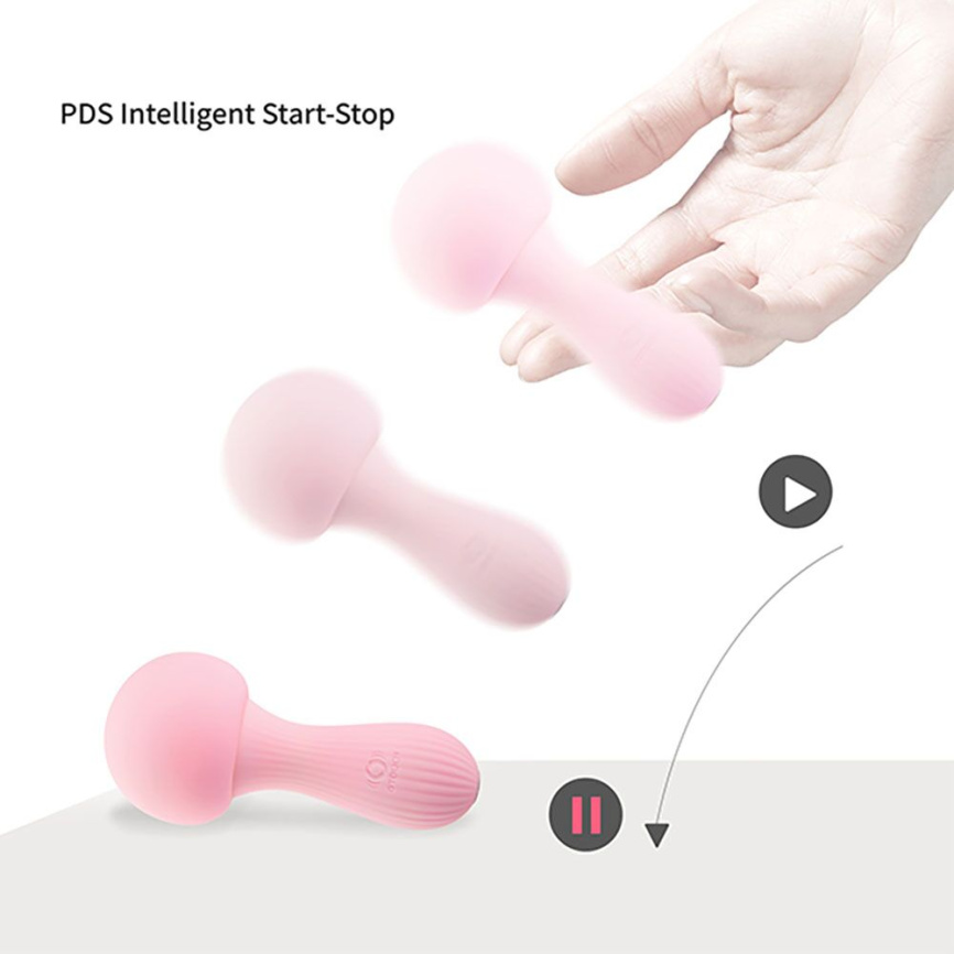 Вібромасажер Otouch MUSHROOM Pink, 7 режимів, функція нічника, технологія «старт-стоп» фото 7