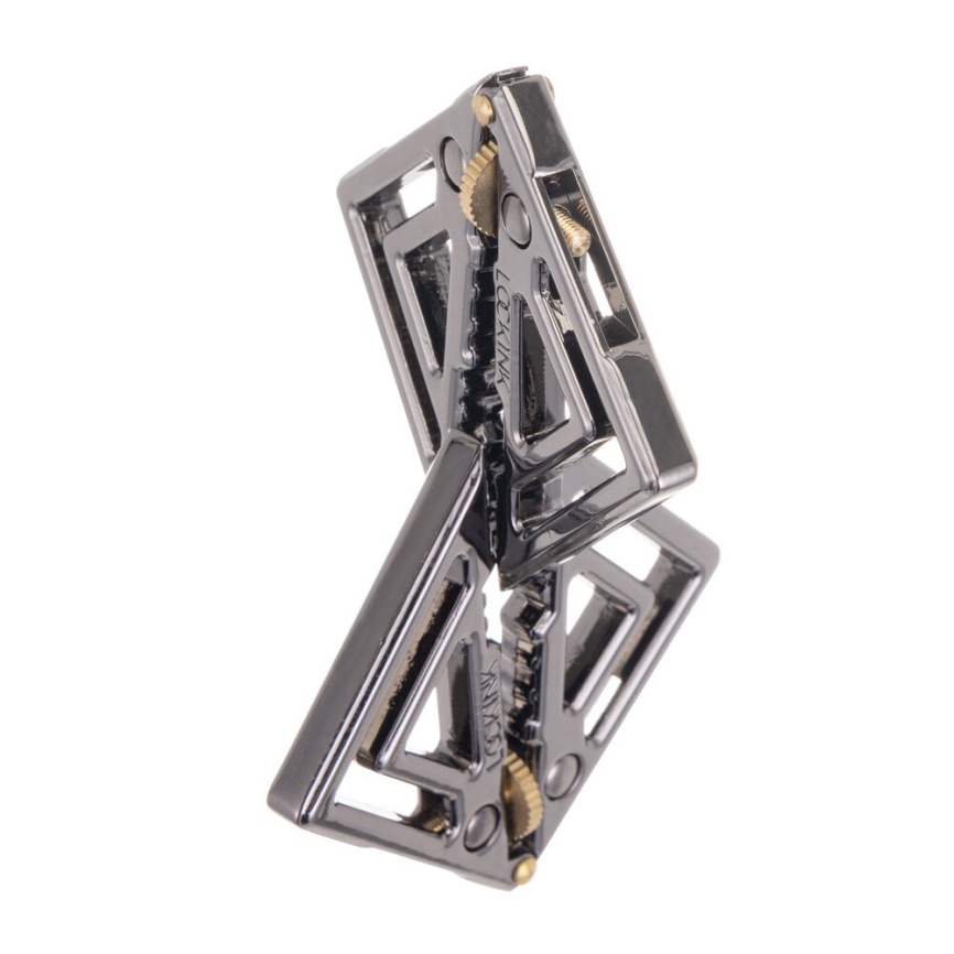 Затискачі для сосків з важкою підвіскою LOCKINK Adjustable Nipple Clamps with Heavy Pendant, під срібло фото 5