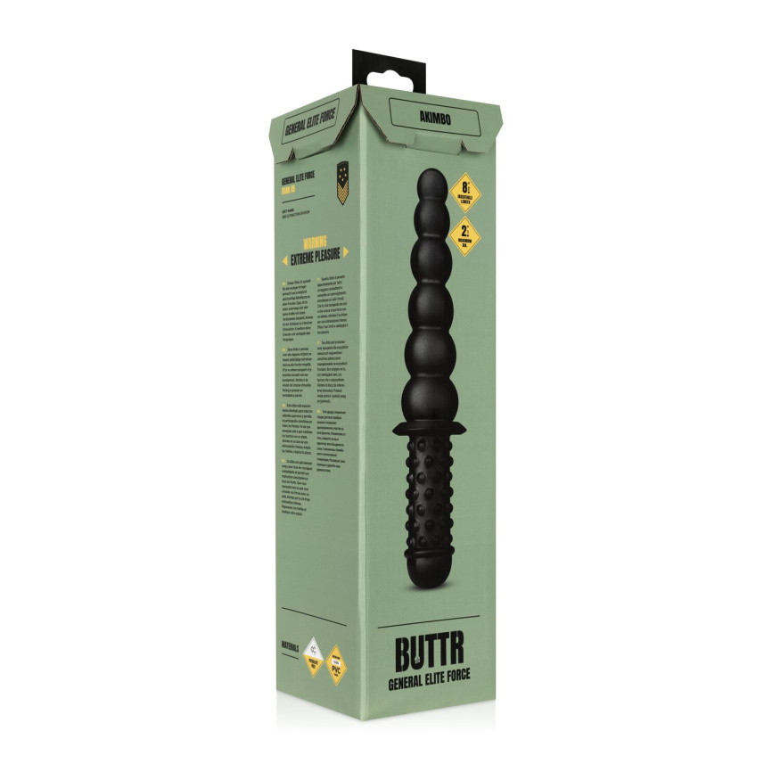 Анальний ланцюжок BUTTR - Akimbo Double Sided Anal Dildo фото 7