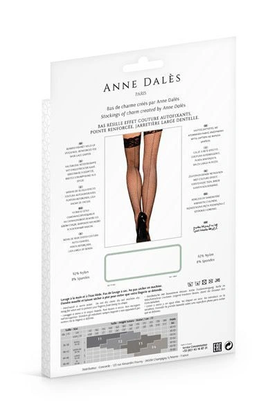 Чулки Anne De Ales CLOE T1 Black фото 3