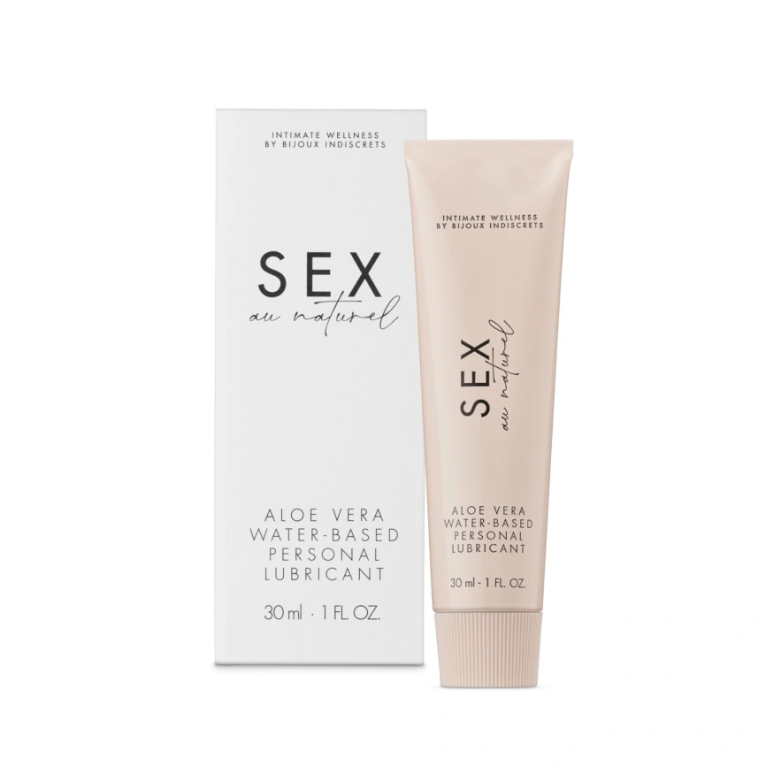 Ухаживающий лубрикант на водной основе Bijoux Indiscrets Sex au Naturel – Aloe Vera фото 2