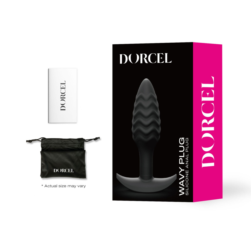 Анальна пробка Dorcel WAVY PLUG, діаметр 3 см, силікон фото 3