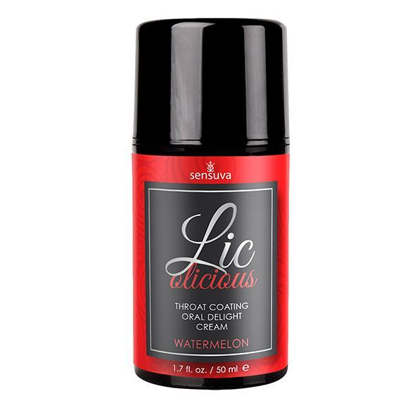 Гель для мінету Sensuva Lic-o-licious Watermelon (50 мл), оліїстий, без цукру фото 1