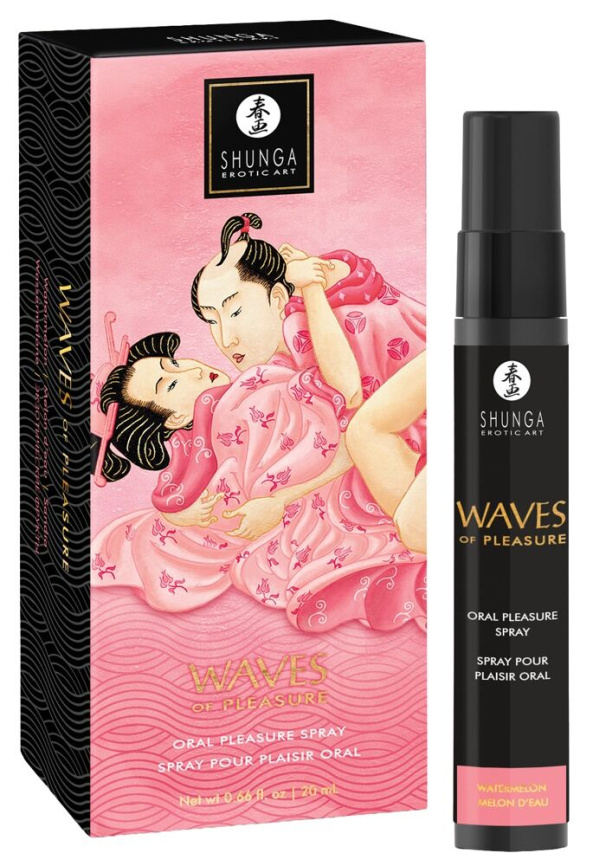 Спрей для посилення слиновиділення Shunga Waves of Pleasure Watermelon фото 2